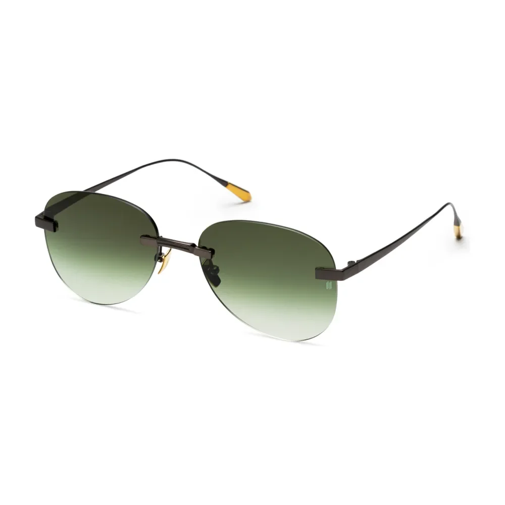 Premium Green Titanium Sunglasses with Carl Zeiss Vision