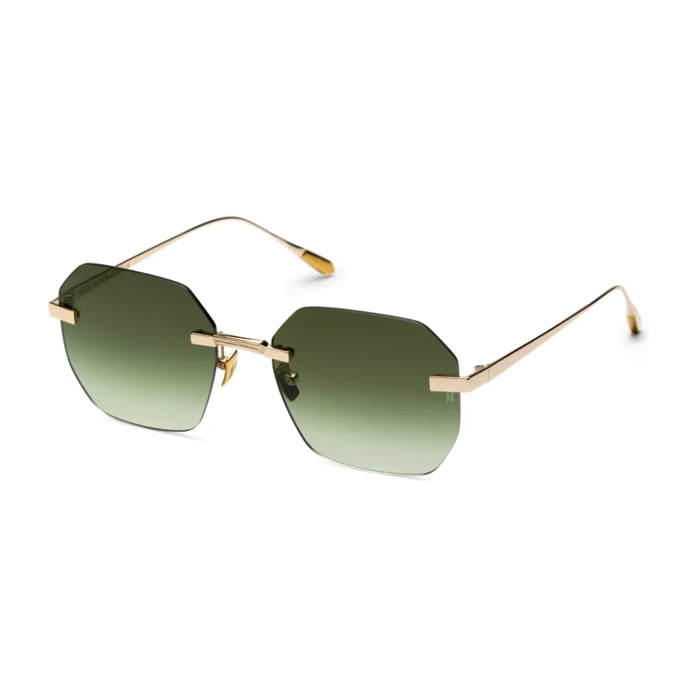 Premium Gold Titanium Sunglasses with Carl Zeiss Vision