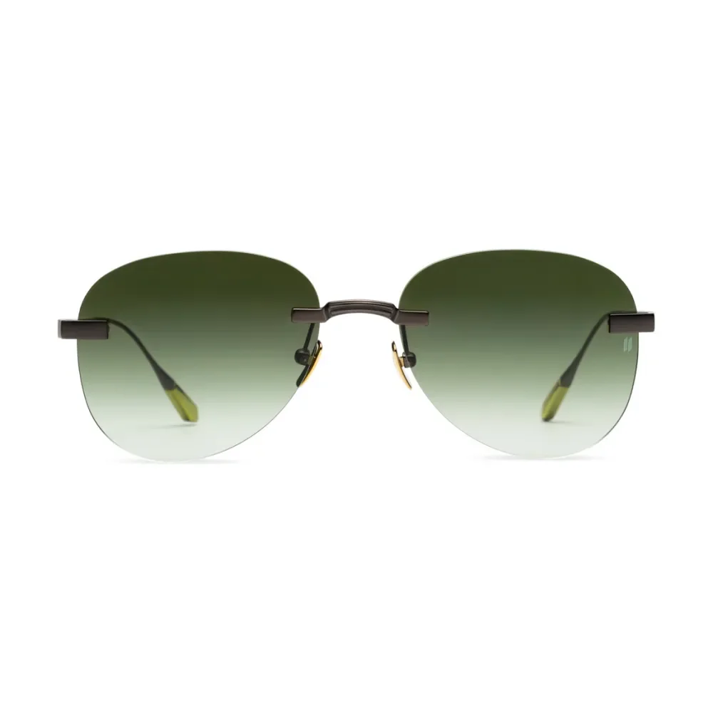 Premium Green Titanium Sunglasses with Carl Zeiss Vision