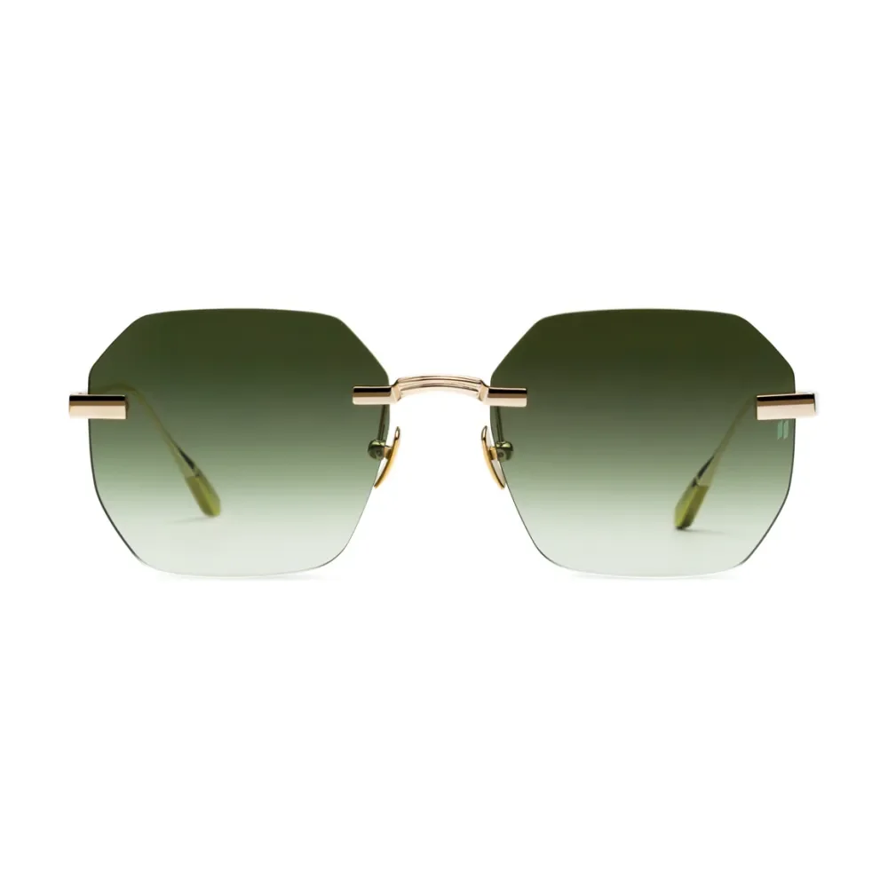 Premium Gold Titanium Sunglasses with Carl Zeiss Vision