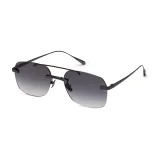 Titanium Black Frame Gray Lens Sunglasses with Carl Zeiss Vision