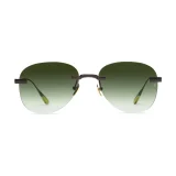Premium Green Titanium Sunglasses with Carl Zeiss Vision