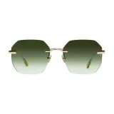 Premium Gold Titanium Sunglasses with Carl Zeiss Vision