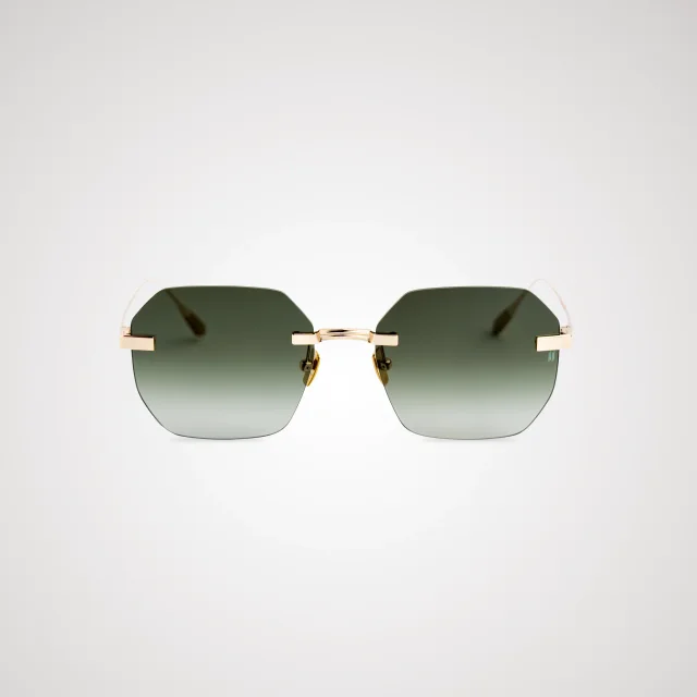 Premium Gold Titanium Sunglasses with Carl Zeiss Vision