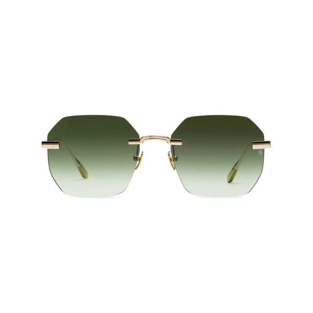 Premium Gold Titanium Sunglasses with Carl Zeiss Vision
