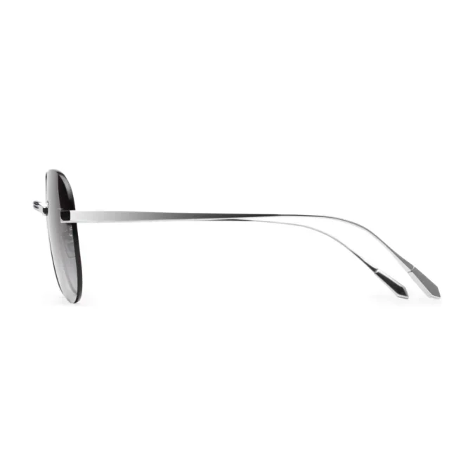 Titanium Silver Frame Grey Lens Sunglasses with Carl Zeiss Vision