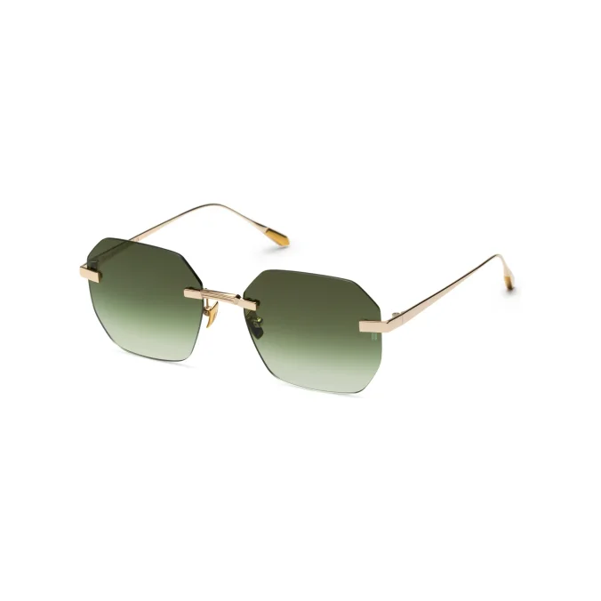 Premium Gold Titanium Sunglasses with Carl Zeiss Vision