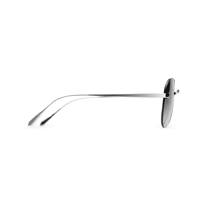 Titanium Silver Frame Grey Lens Sunglasses with Carl Zeiss Vision