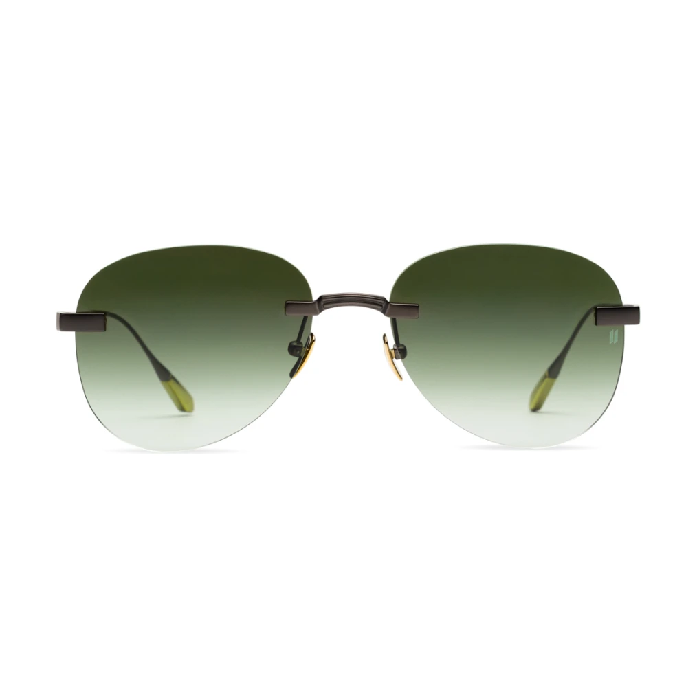 Premium Green Titanium Sunglasses with Carl Zeiss Vision