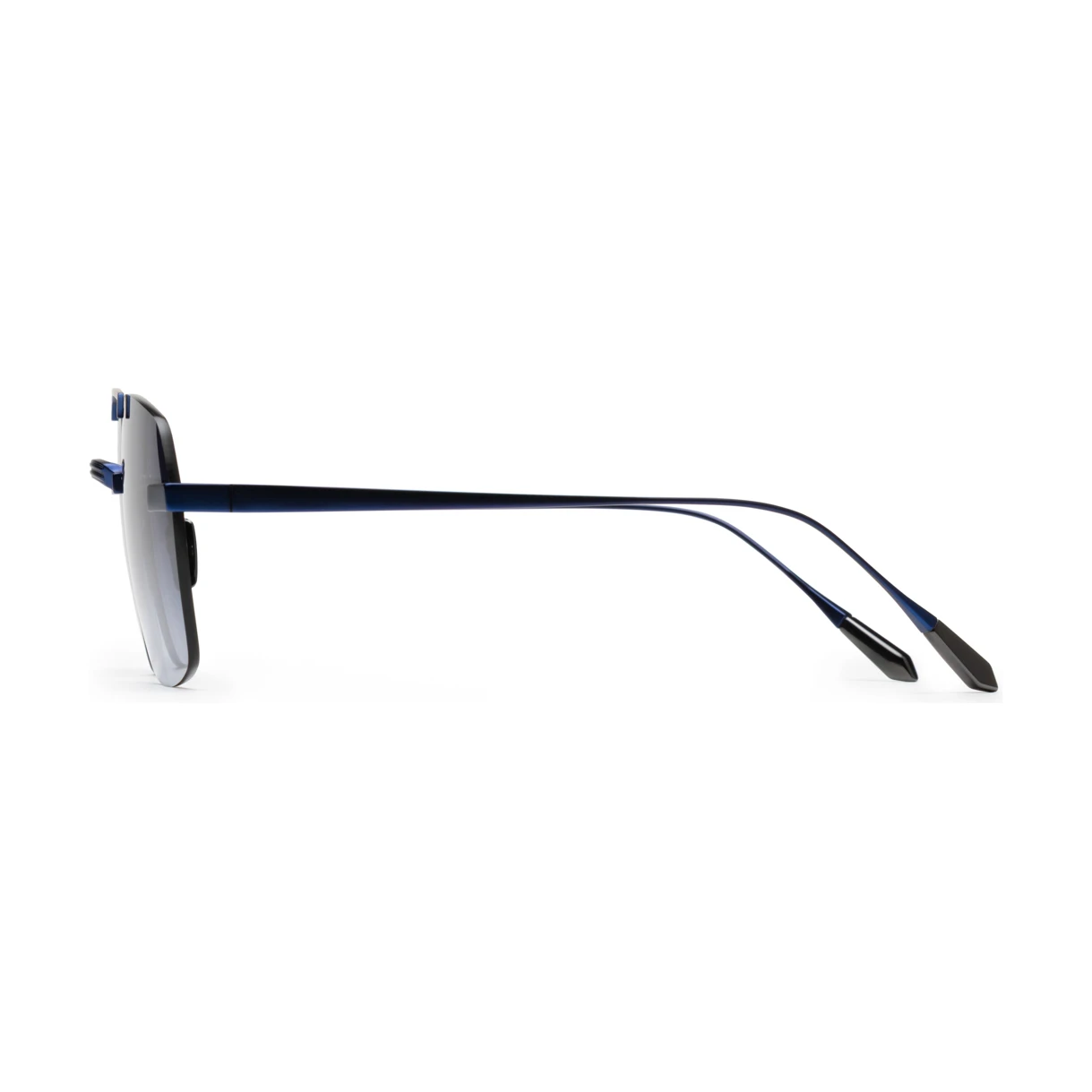 Titanium Blue Frame Blue Lens Sunglasses with Carl Zeiss Vision
