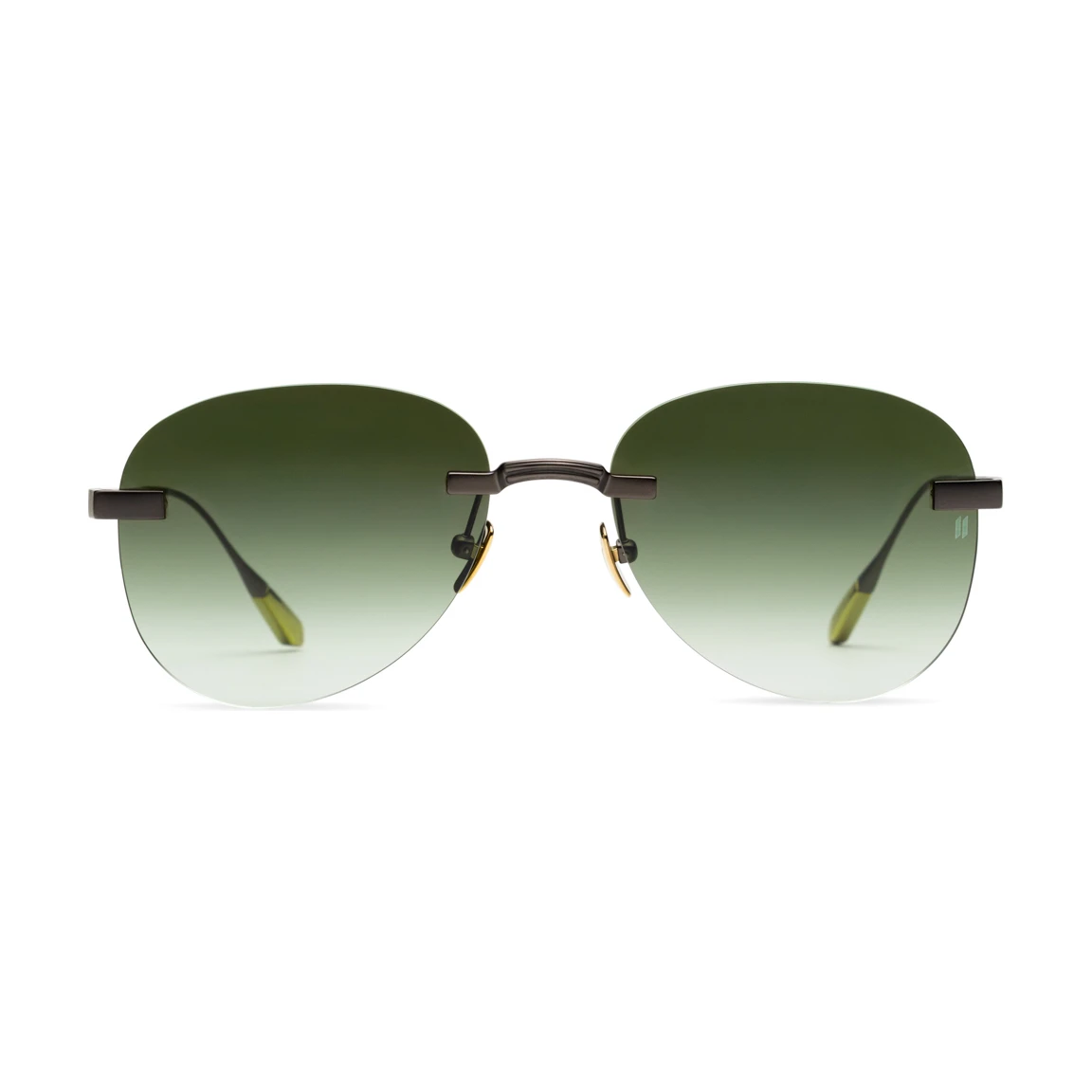 Premium Green Titanium Sunglasses with Carl Zeiss Vision