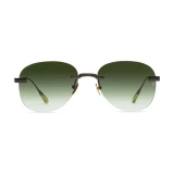 Premium Green Titanium Sunglasses with Carl Zeiss Vision