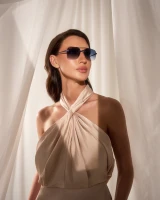 Model wearing NOUS NAVY · 1002-1 · Eleven Spectacles