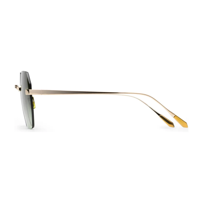 Premium Gold Titanium Sunglasses with Carl Zeiss Vision
