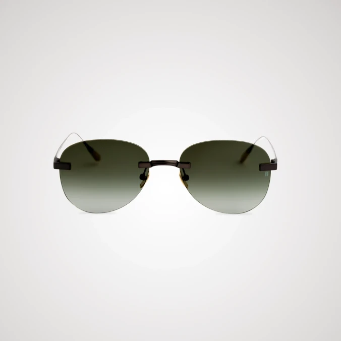 Premium Green Titanium Sunglasses with Carl Zeiss Vision