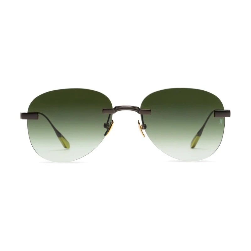 Premium Green Titanium Sunglasses with Carl Zeiss Vision