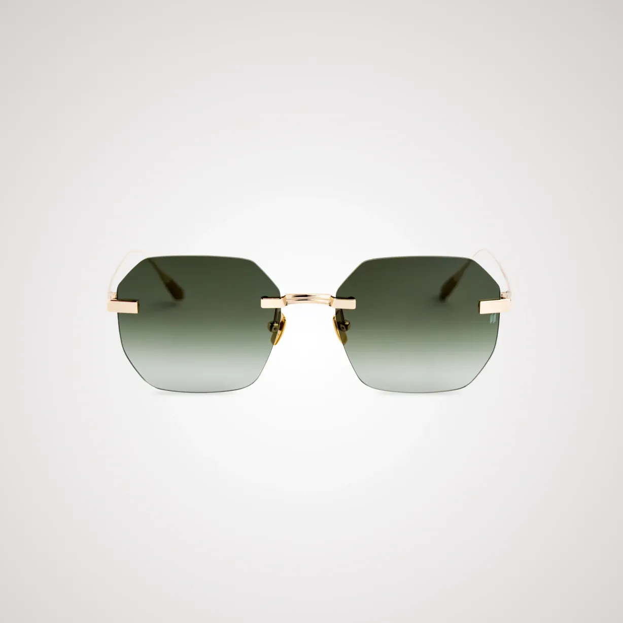 Premium Gold Titanium Sunglasses with Carl Zeiss Vision