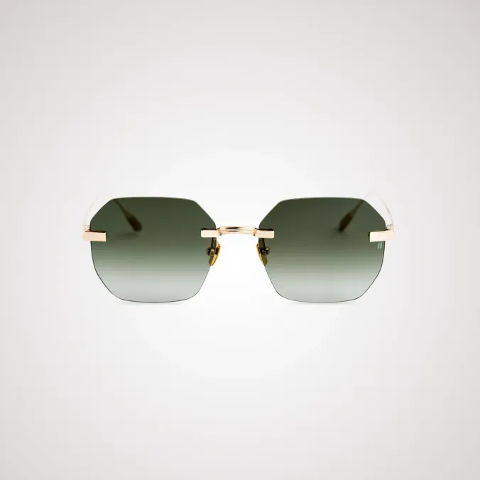 Premium Gold Titanium Sunglasses with Carl Zeiss Vision